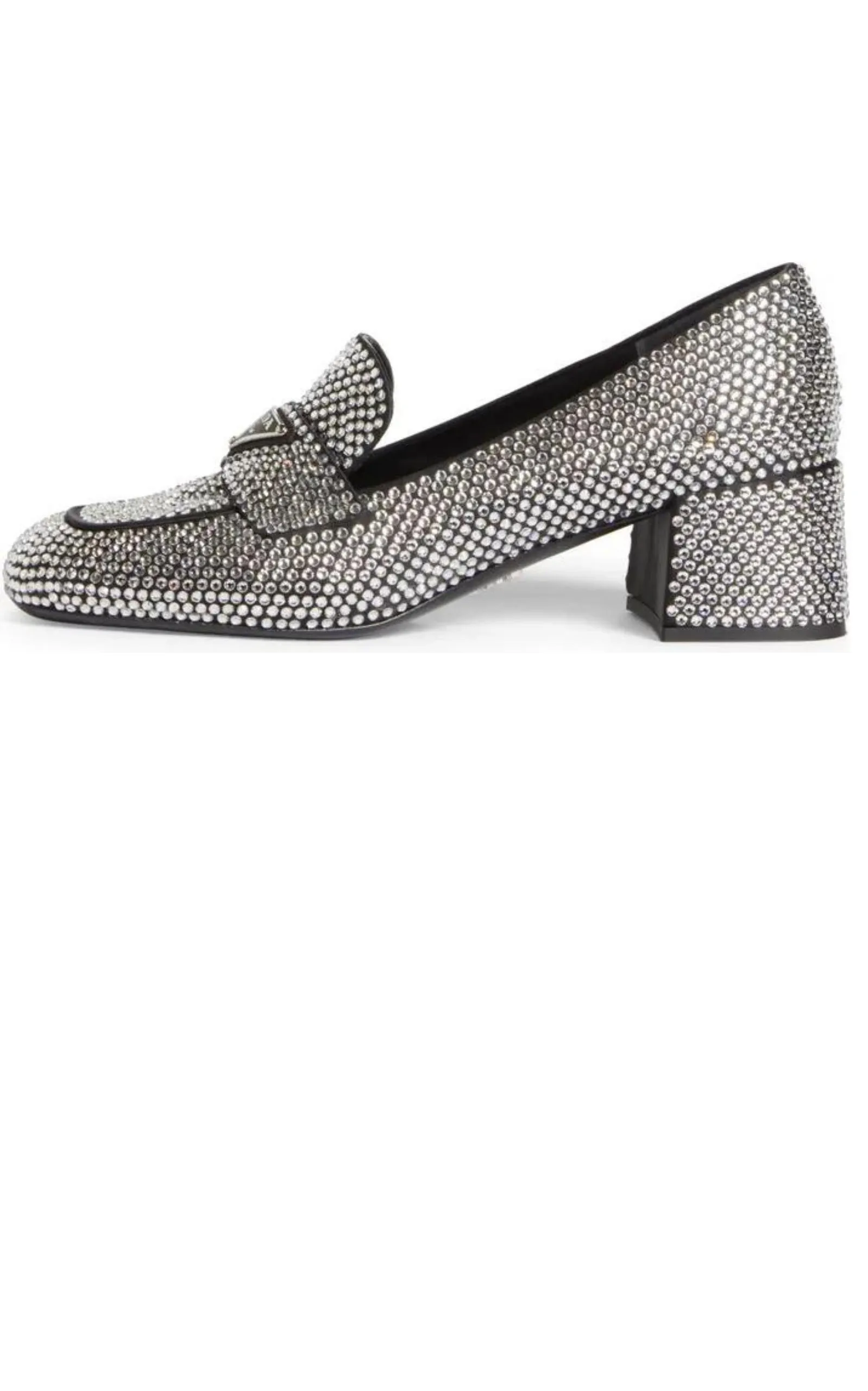 Crystal-embellished Logo-plaque Loafers