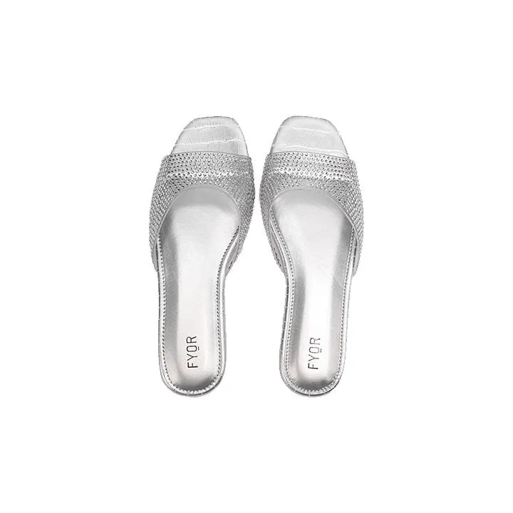 Crystalized PVC Flat Sandal MY 254