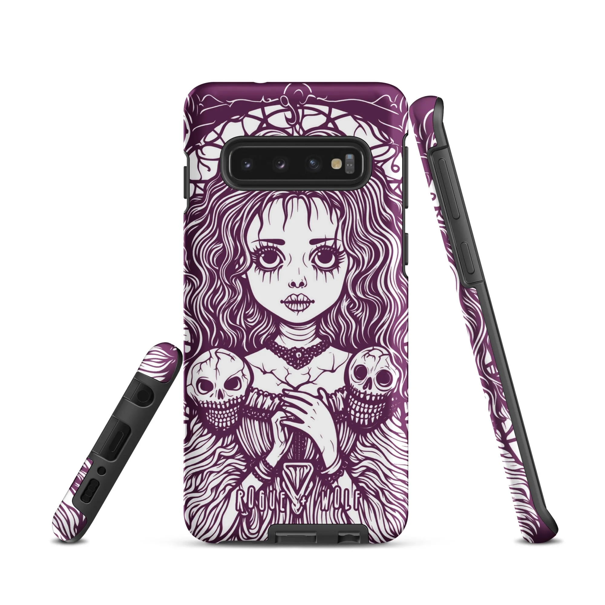 Cursed to Love Strong Phone Case for Samsung - Shockproof Witchy Case Goth Accessory Cool Gothic & Christmas Gifts