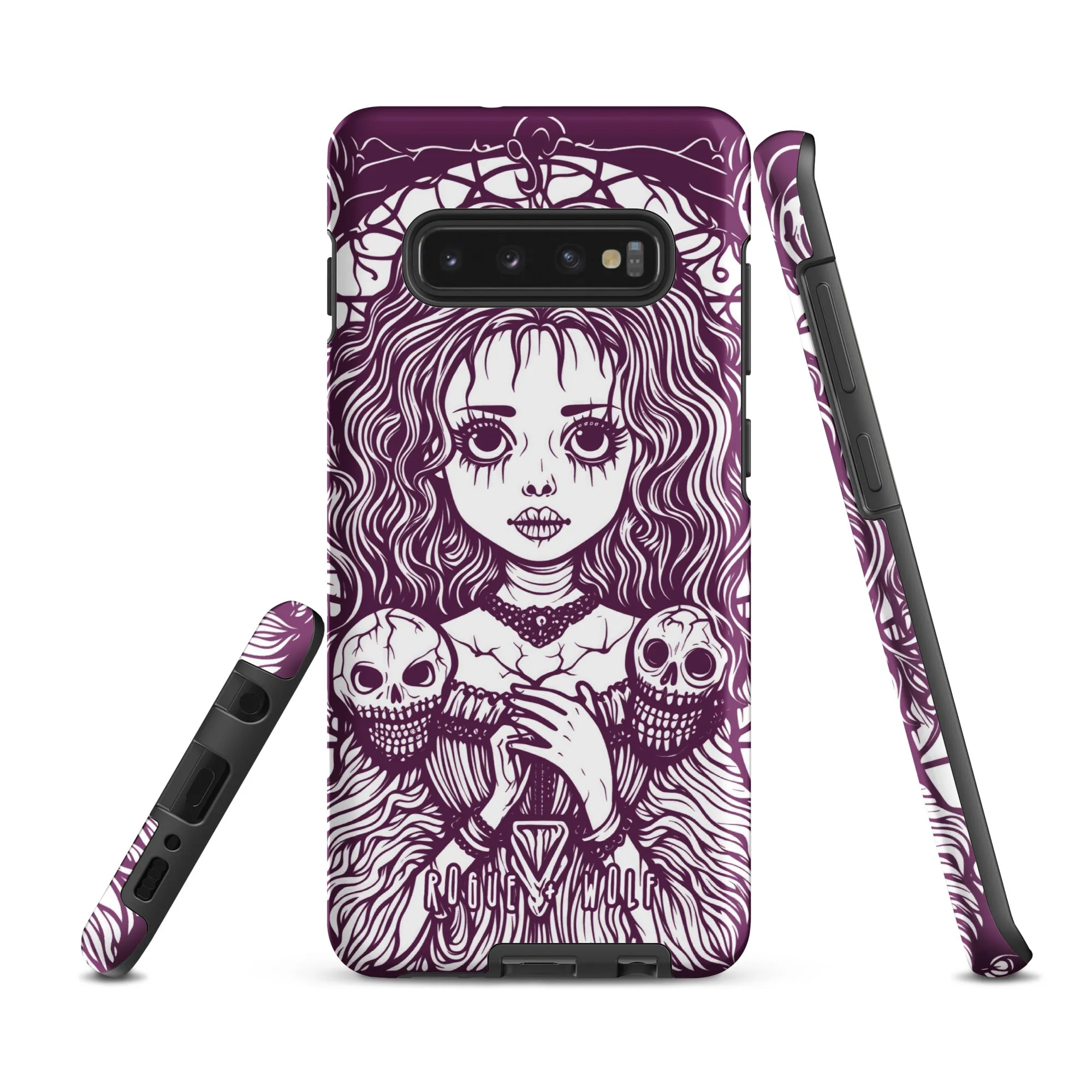 Cursed to Love Strong Phone Case for Samsung - Shockproof Witchy Case Goth Accessory Cool Gothic & Christmas Gifts