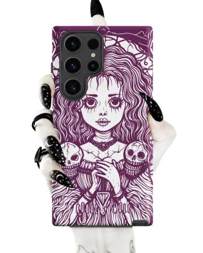 Cursed to Love Strong Phone Case for Samsung - Shockproof Witchy Case Goth Accessory Cool Gothic & Christmas Gifts