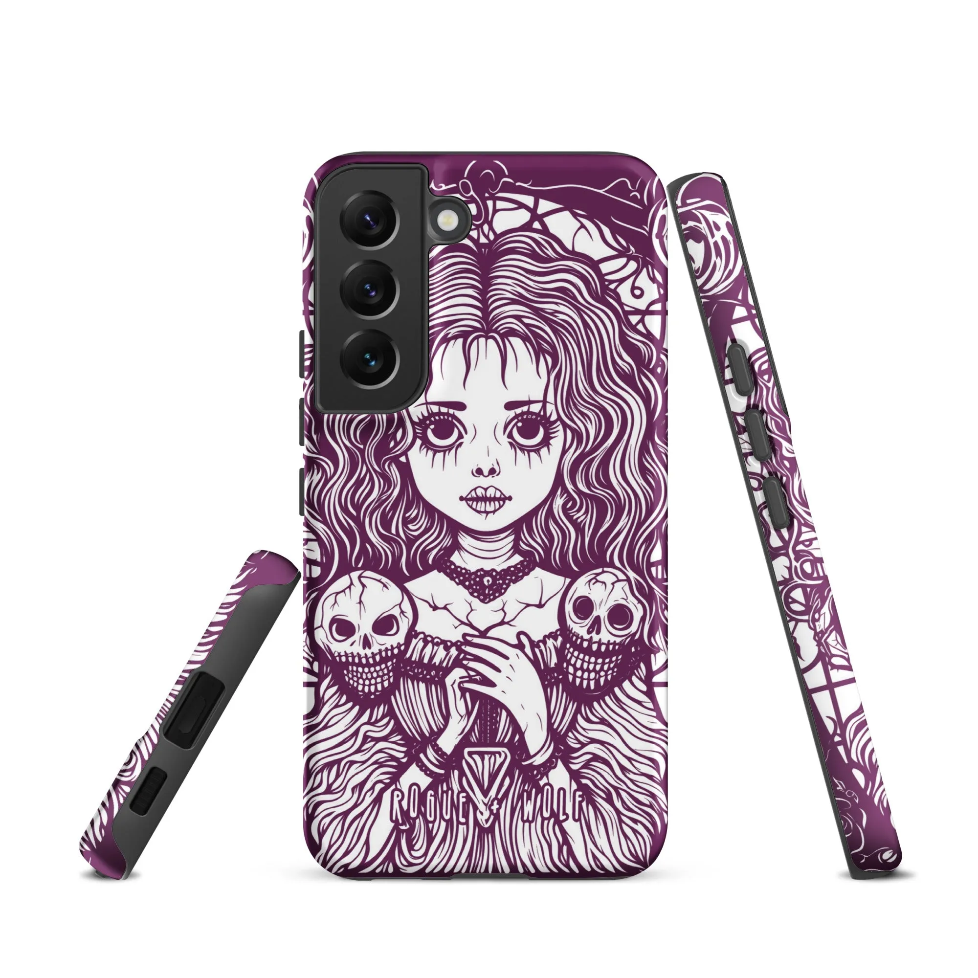 Cursed to Love Strong Phone Case for Samsung - Shockproof Witchy Case Goth Accessory Cool Gothic & Christmas Gifts