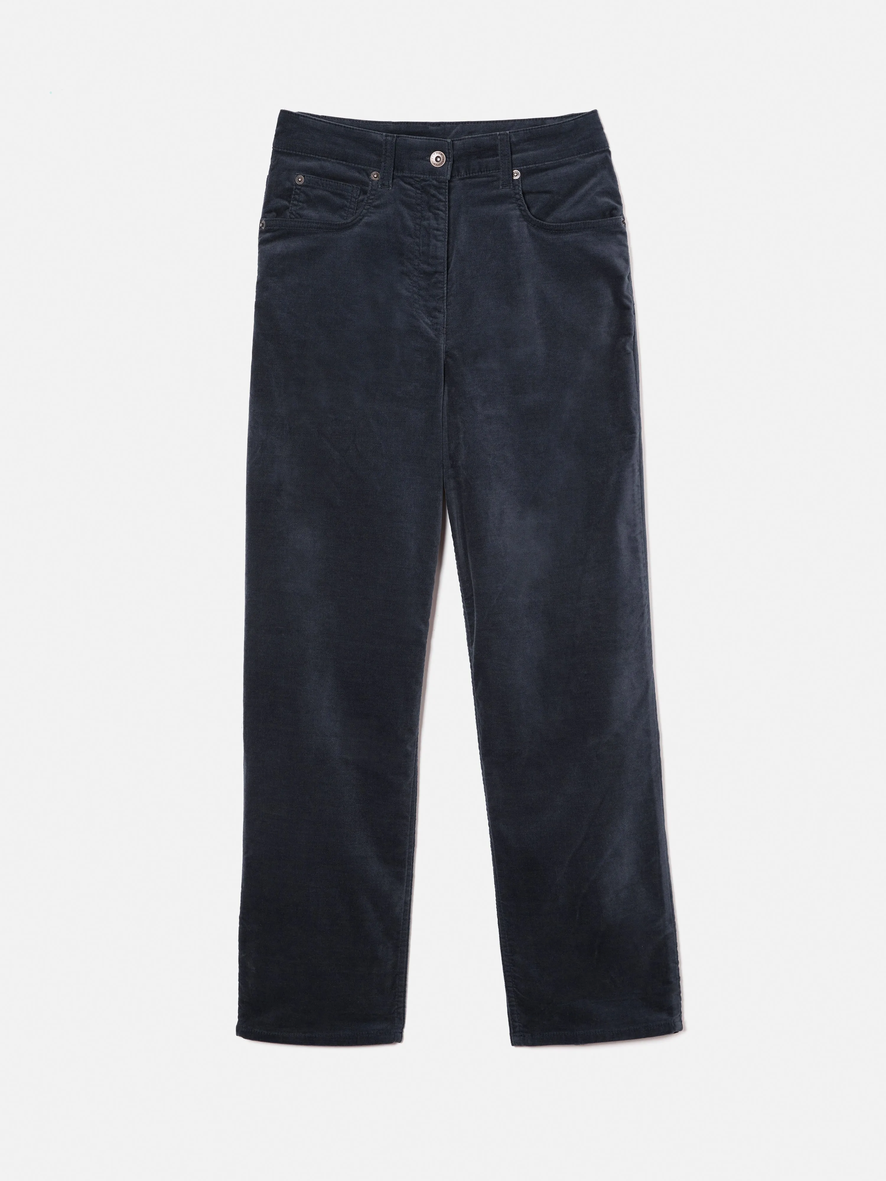 Delmont Velvet Tapered Jean | Grey