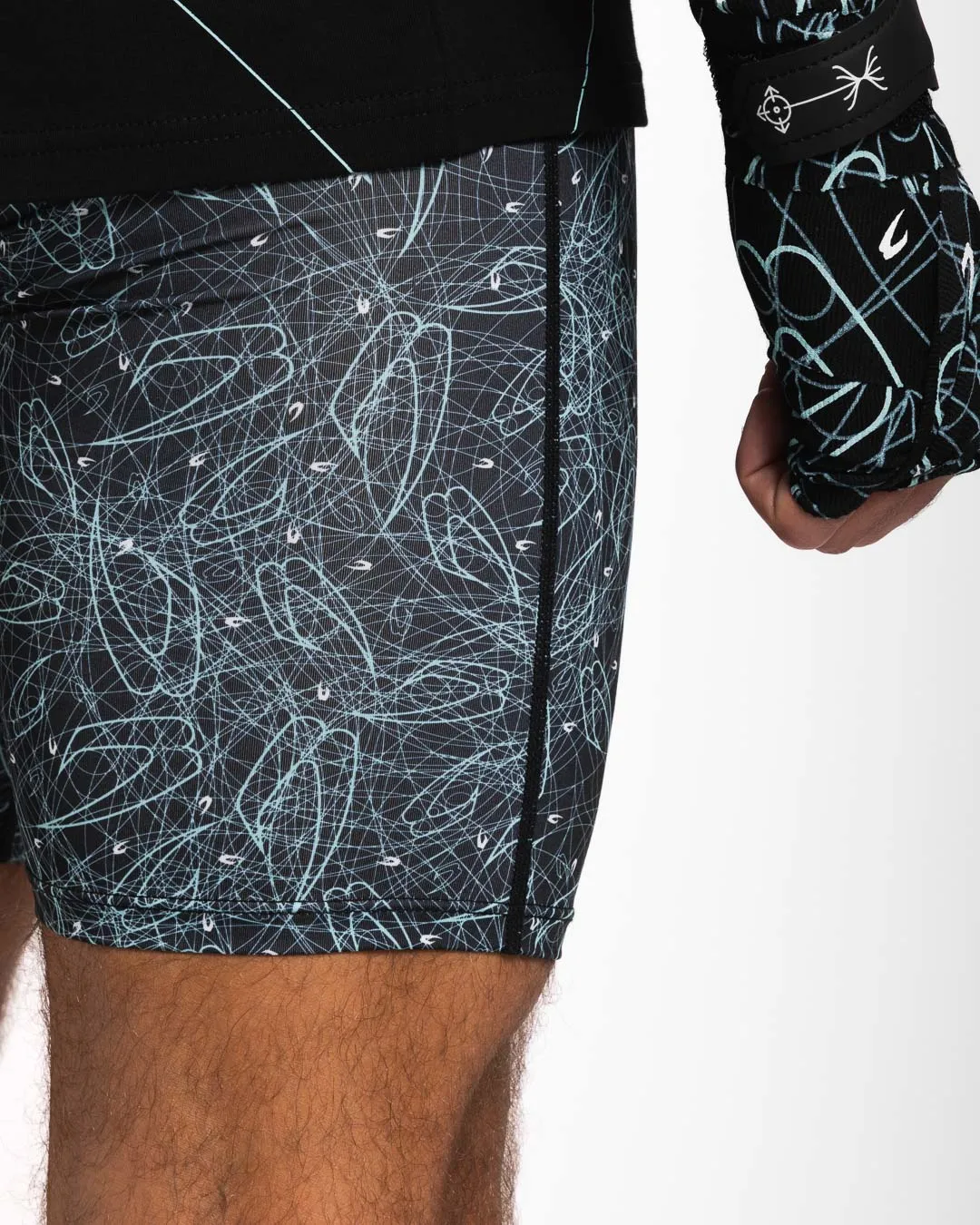 Disciplined Thought/Action Compression Shorts - Black