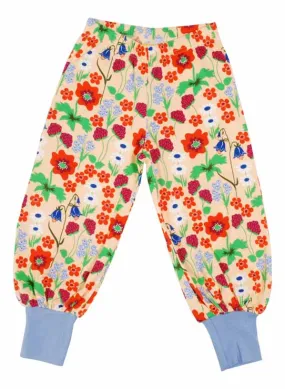 DUNS Baggy Pants - Summer Flowers Apricot