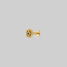 ELOWEN. Ornate Stud Earring - Gold