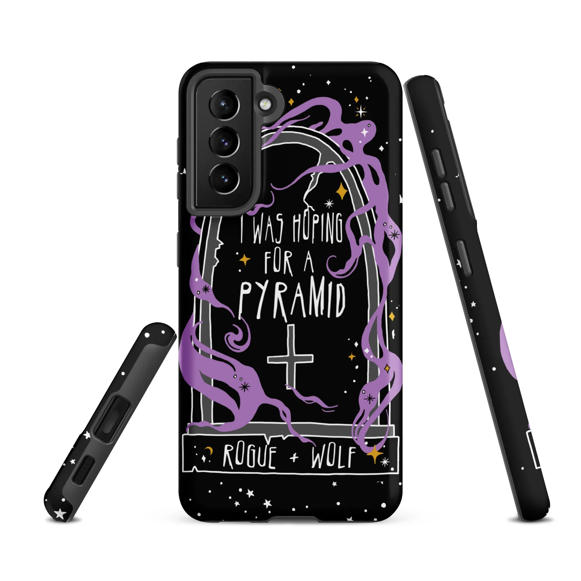 Expectation Vs Reality Tough Phone Case for Samsung - Shockproof Witchy Goth Cover Anti-Scratch Samsung Accessories