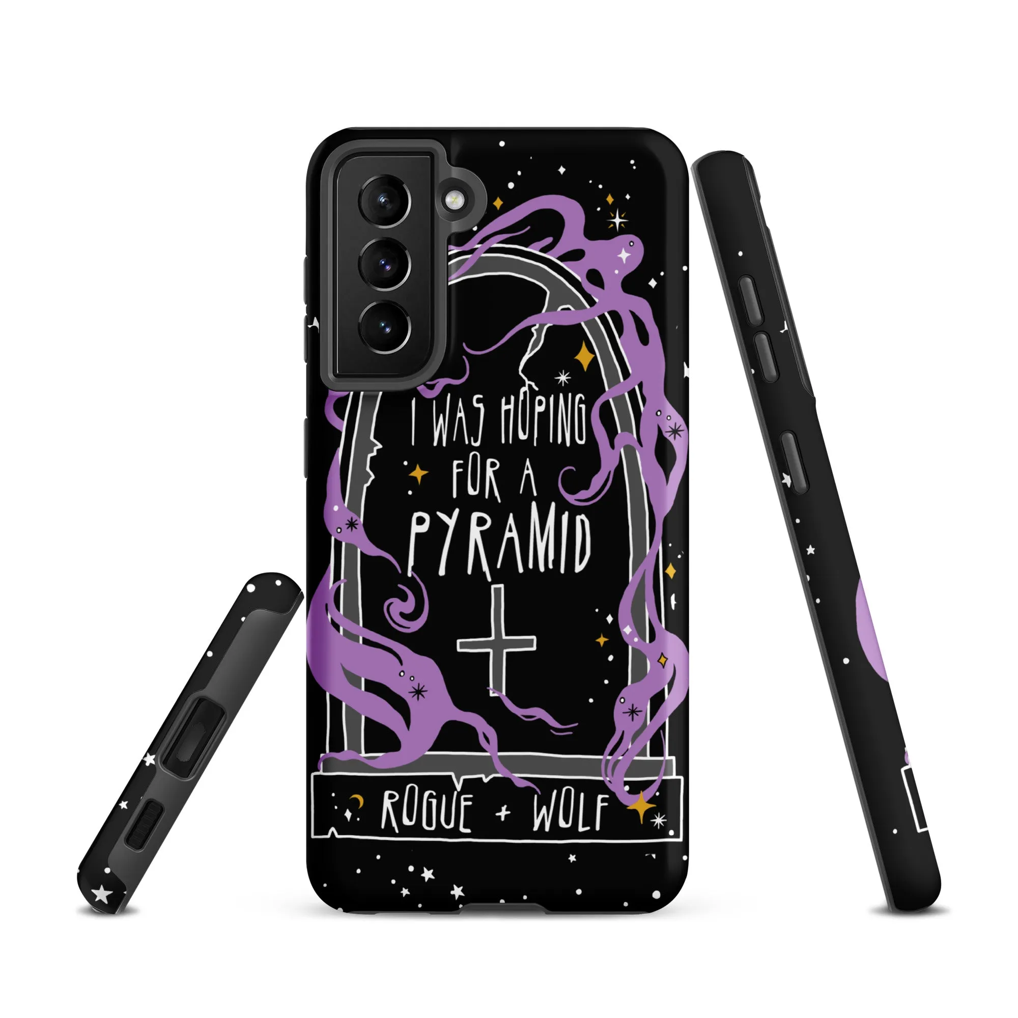 Expectation Vs Reality Tough Phone Case for Samsung - Shockproof Witchy Goth Cover Anti-Scratch Samsung Accessories