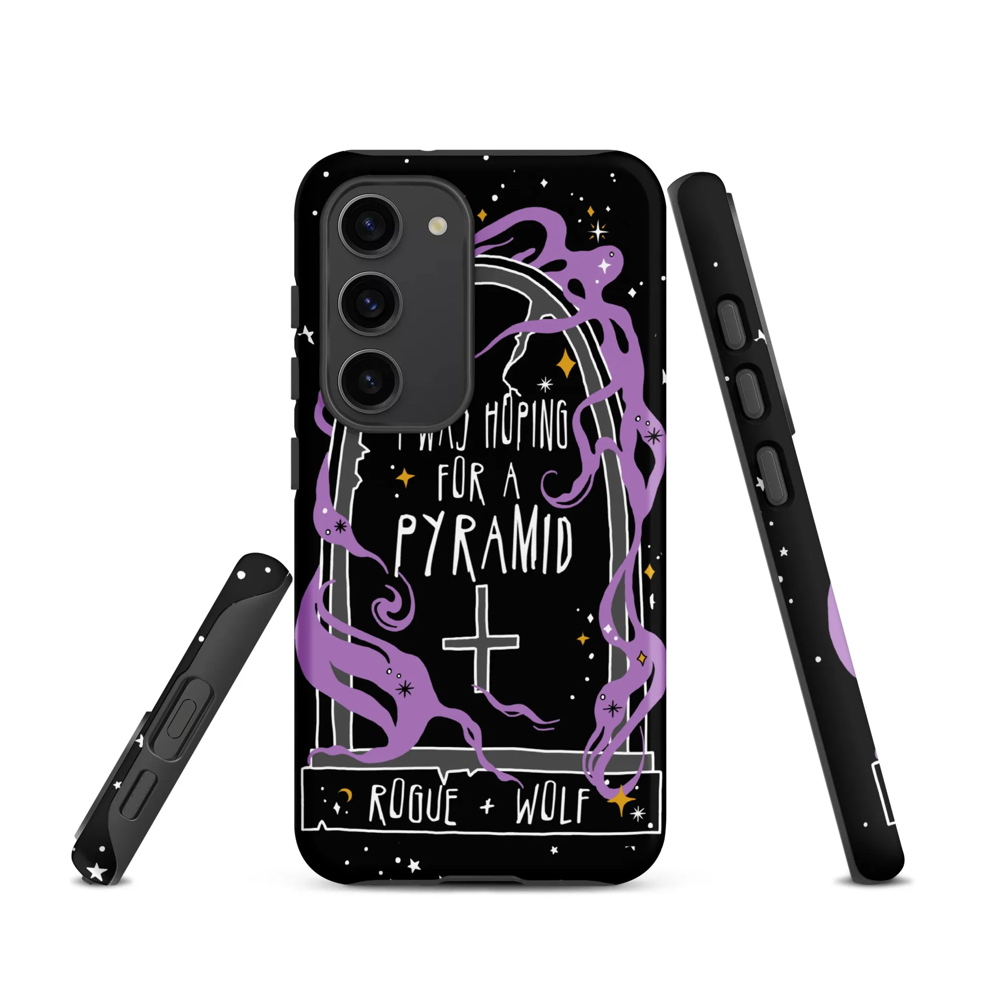 Expectation Vs Reality Tough Phone Case for Samsung - Shockproof Witchy Goth Cover Anti-Scratch Samsung Accessories