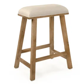 Farmhouse Natural Counter Stool