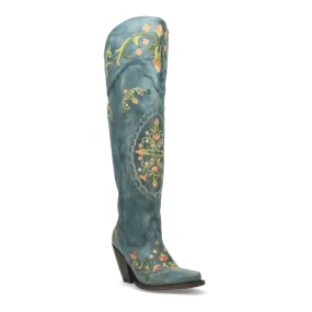 FLOWER CHILD LEATHER BOOT