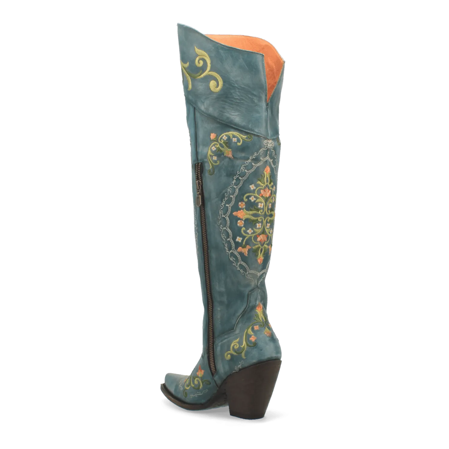 FLOWER CHILD LEATHER BOOT