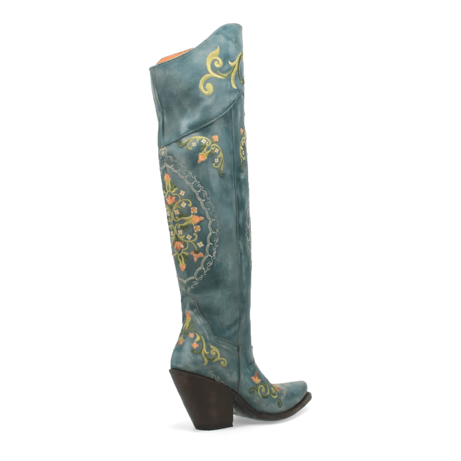 FLOWER CHILD LEATHER BOOT