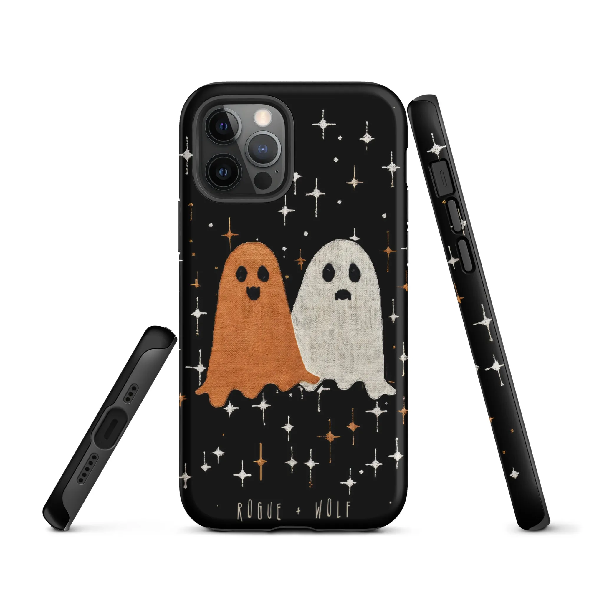 Ghost Besties Tough Cell Phone Case for iPhone - Dark Academia Anti-scratch Shockproof Witchy Goth Cover