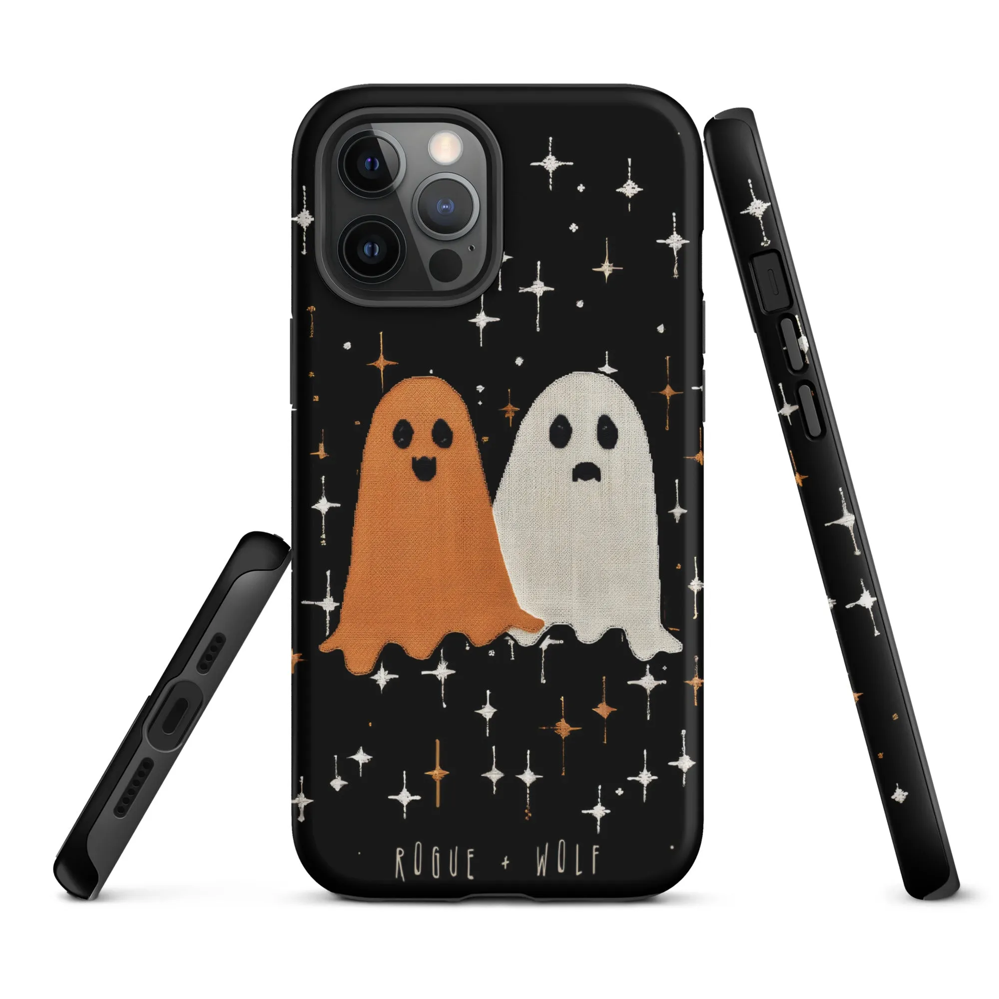 Ghost Besties Tough Cell Phone Case for iPhone - Dark Academia Anti-scratch Shockproof Witchy Goth Cover