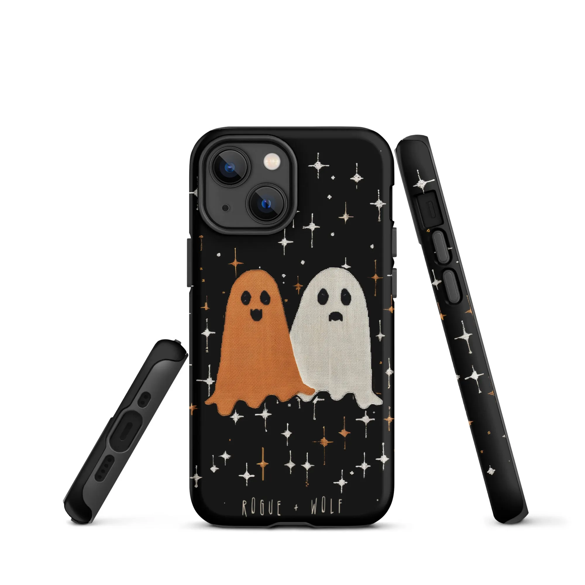 Ghost Besties Tough Cell Phone Case for iPhone - Dark Academia Anti-scratch Shockproof Witchy Goth Cover