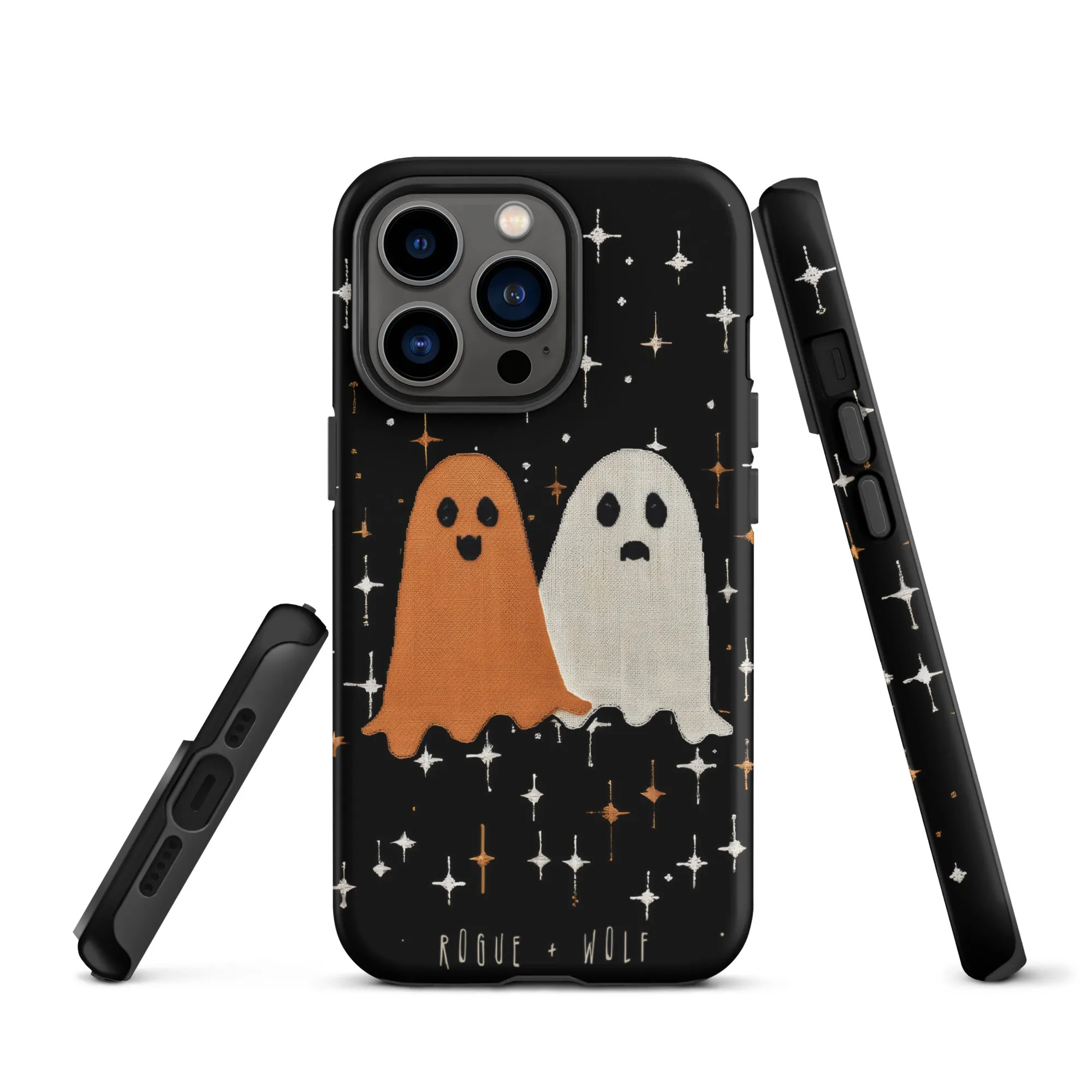 Ghost Besties Tough Cell Phone Case for iPhone - Dark Academia Anti-scratch Shockproof Witchy Goth Cover