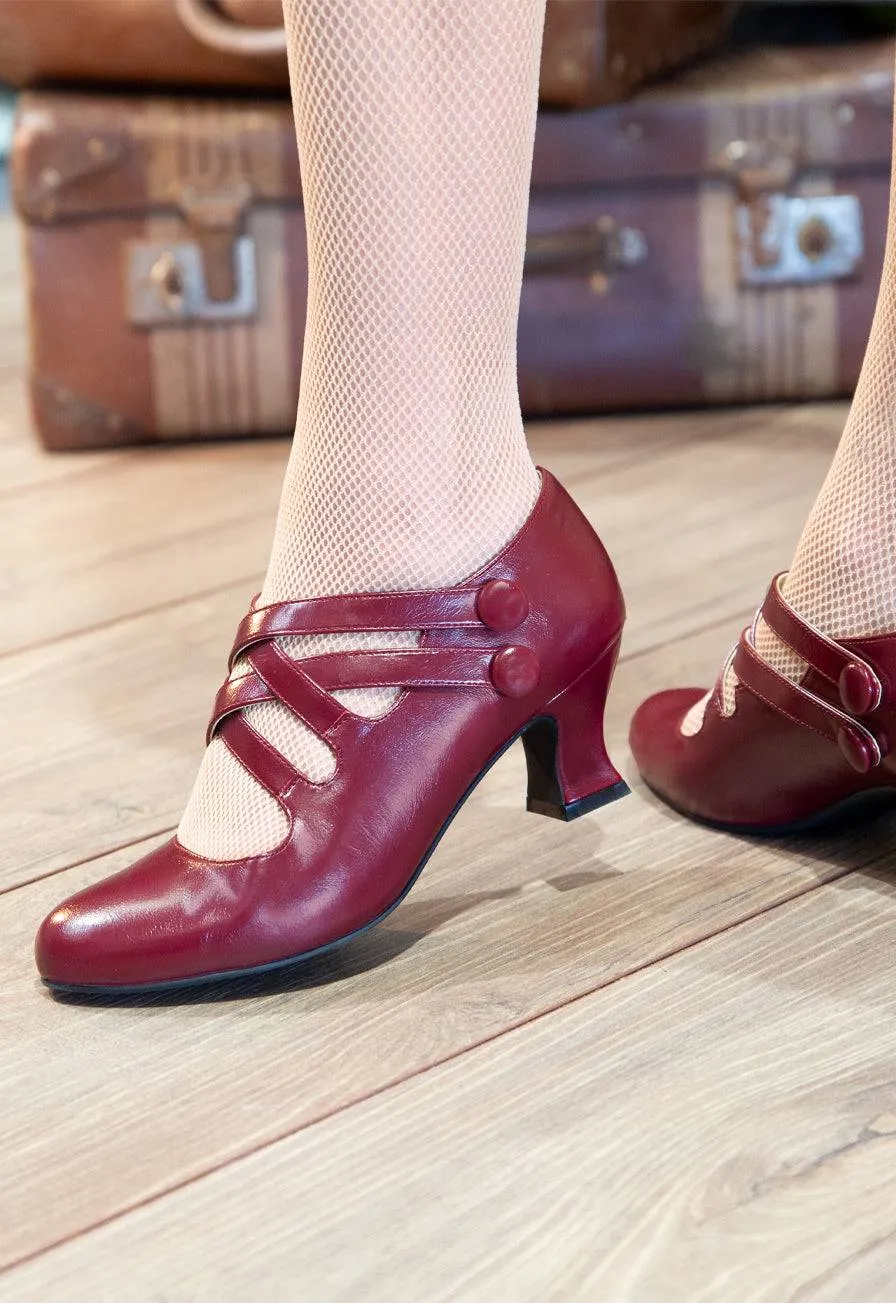 Harlem Twist Shoe (Burgundy)