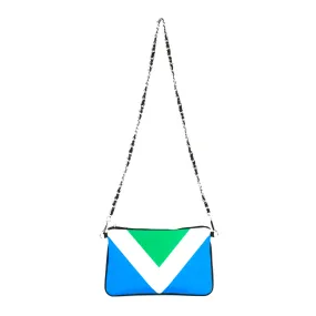 International Vegan Flag - Eco Canvas Vegan Clutch/Crossbody Bag