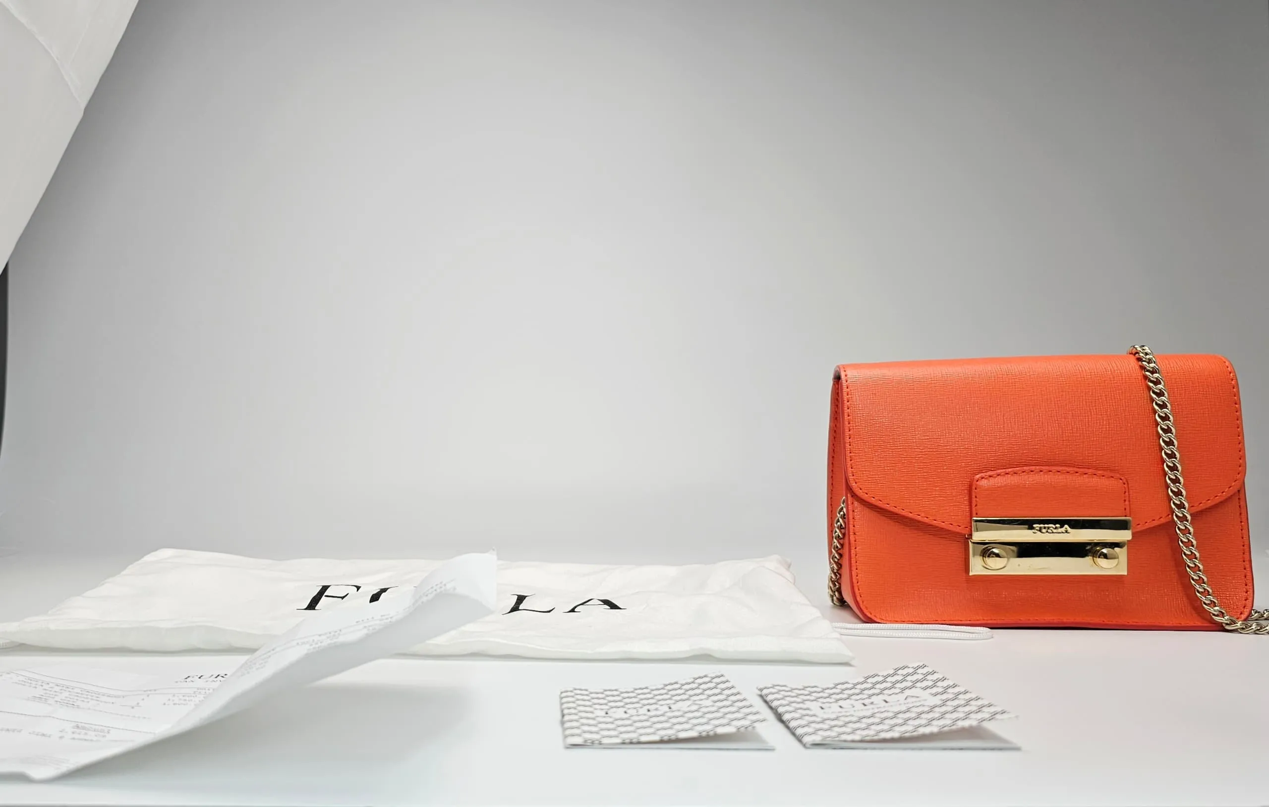 Julia Mini Crossbody Bag in Orange