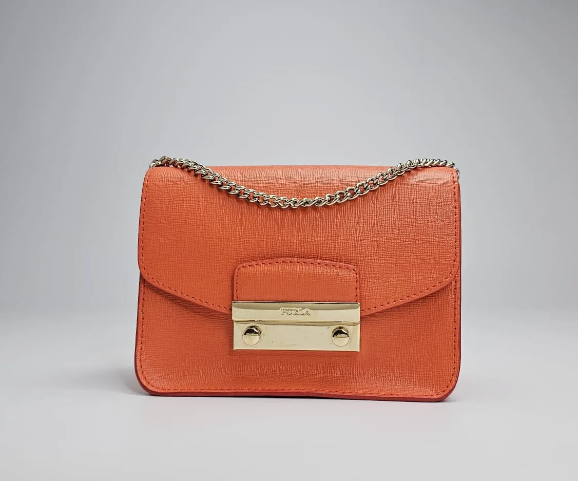 Julia Mini Crossbody Bag in Orange