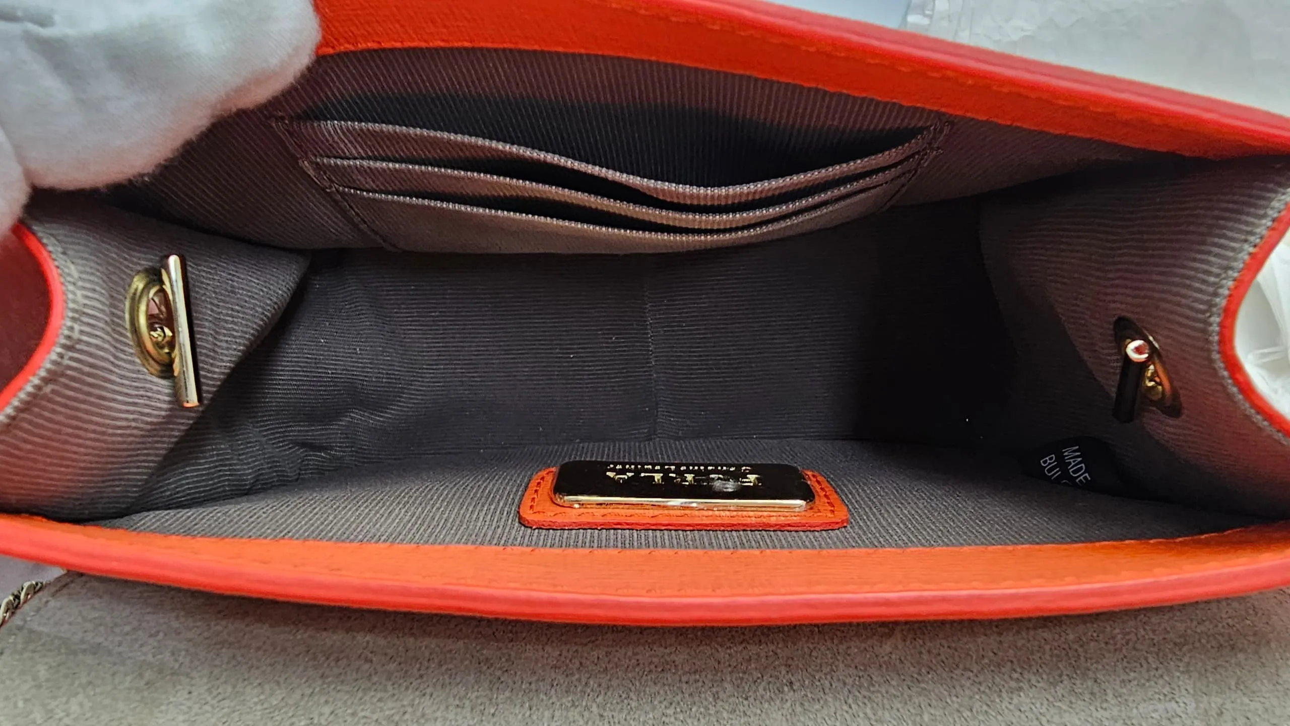 Julia Mini Crossbody Bag in Orange