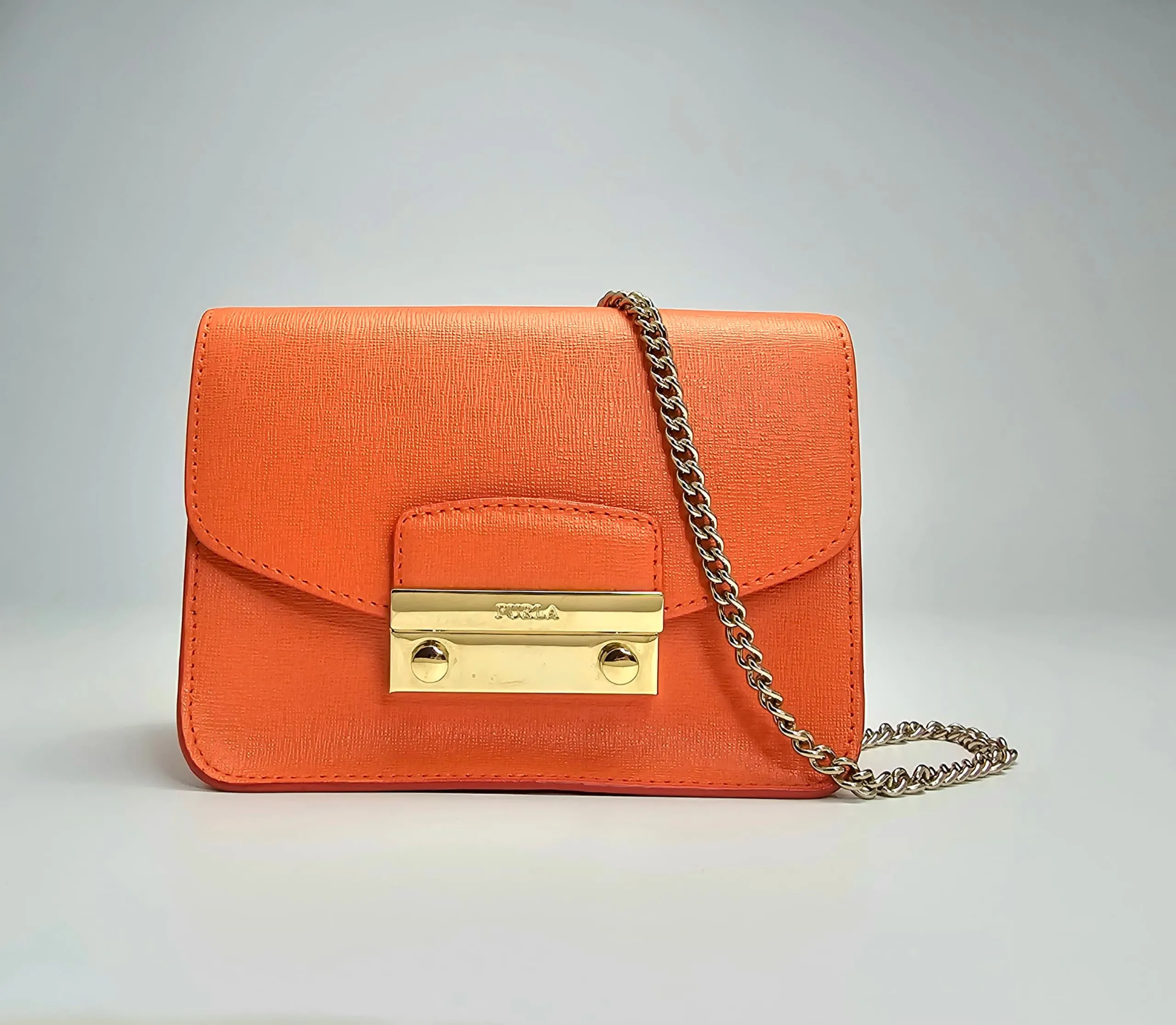 Julia Mini Crossbody Bag in Orange