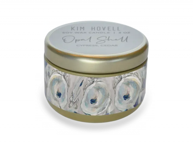 Kim Hovell Opal Shell Candle 3oz