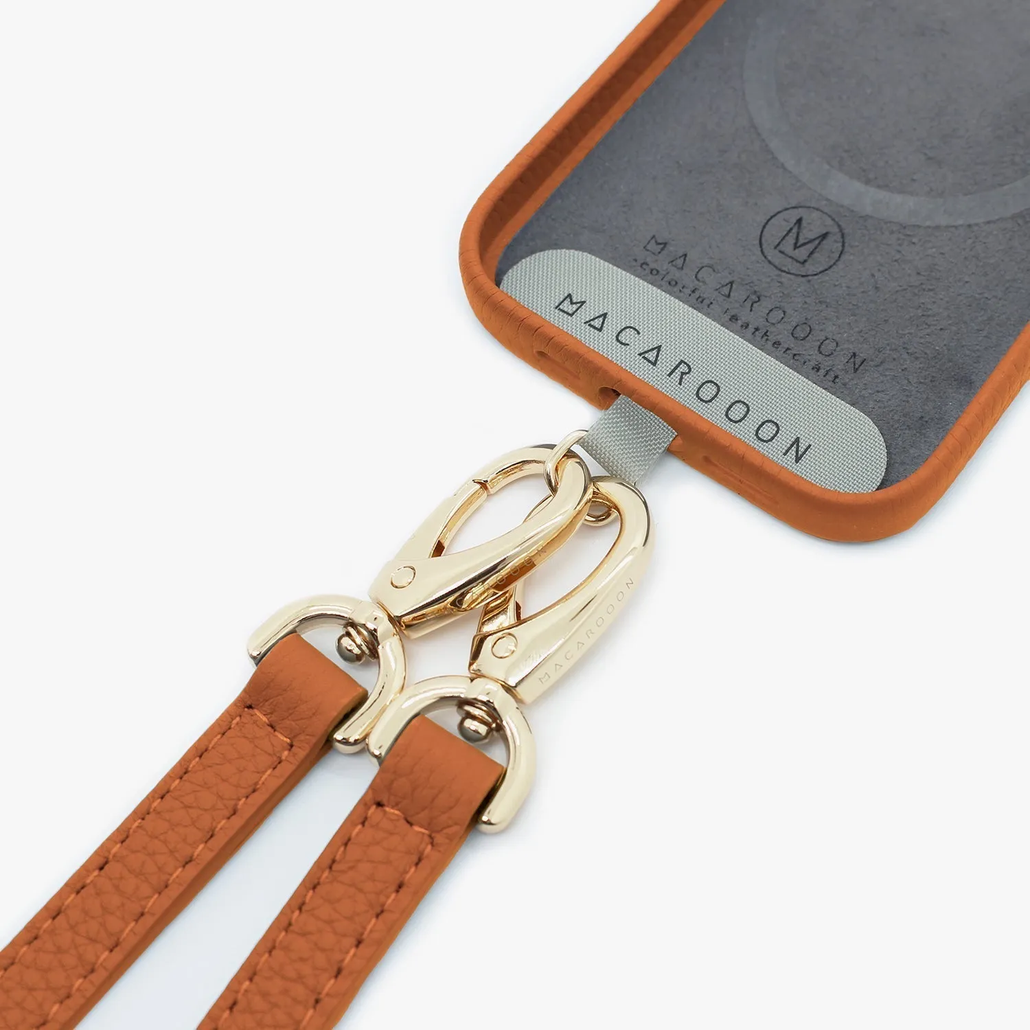 Leather Crossbody Phone Strap