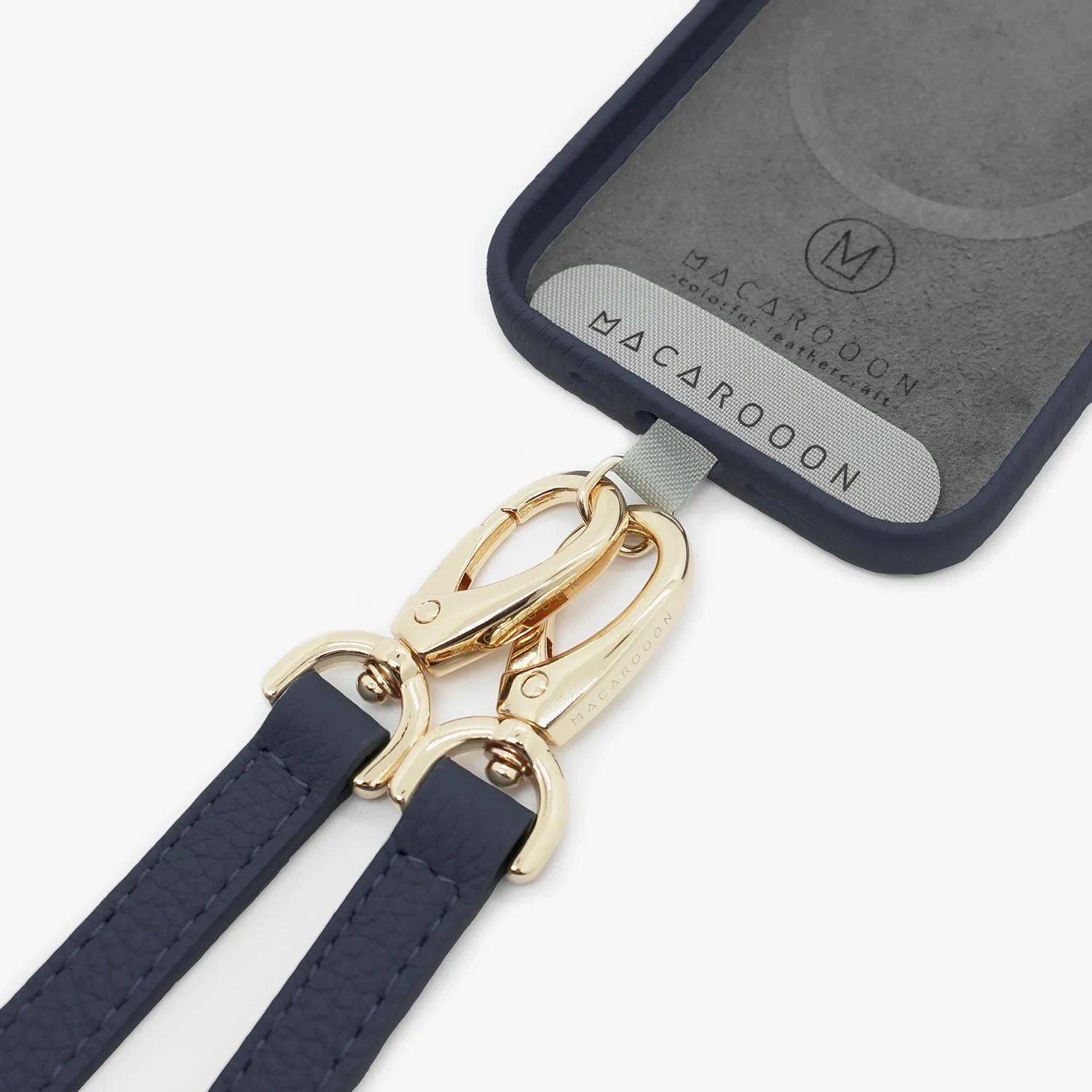 Leather Crossbody Phone Strap