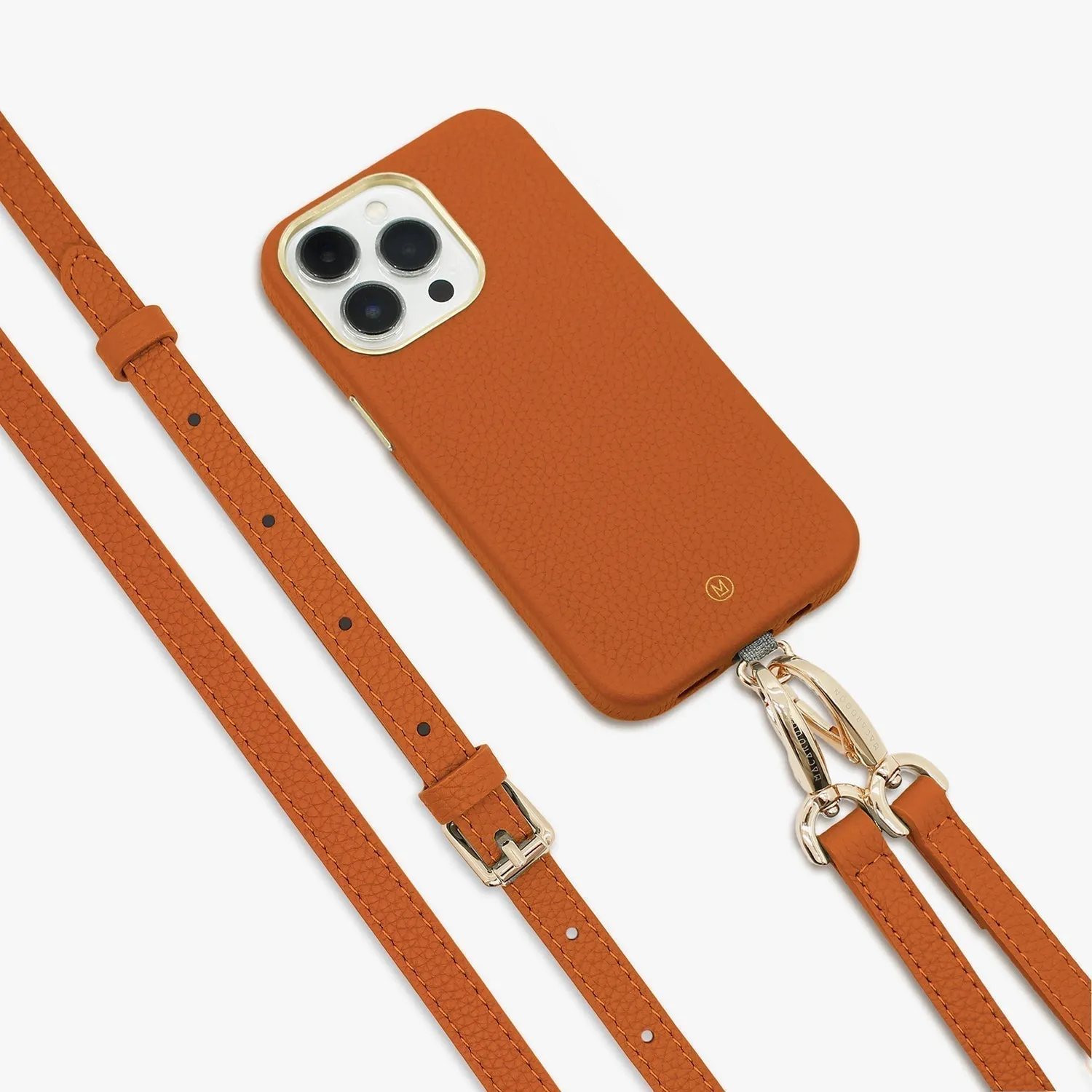 Leather Crossbody Phone Strap