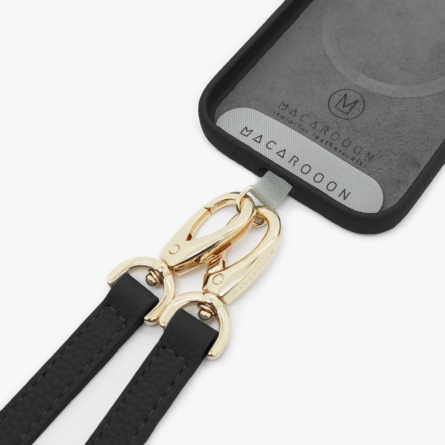 Leather Crossbody Phone Strap