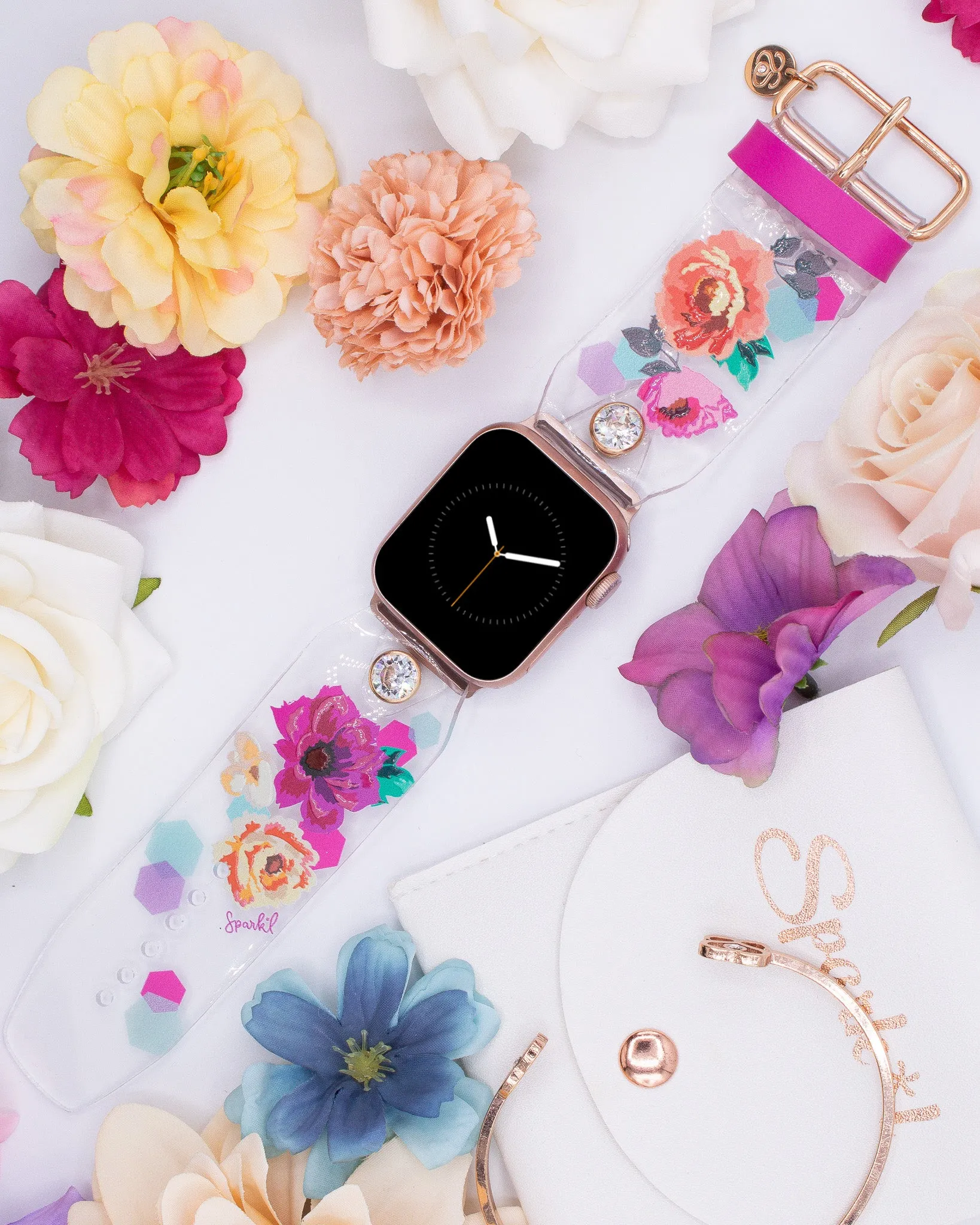 Limited Edition - Britt's Blooms Waterproof Sivella Watchband