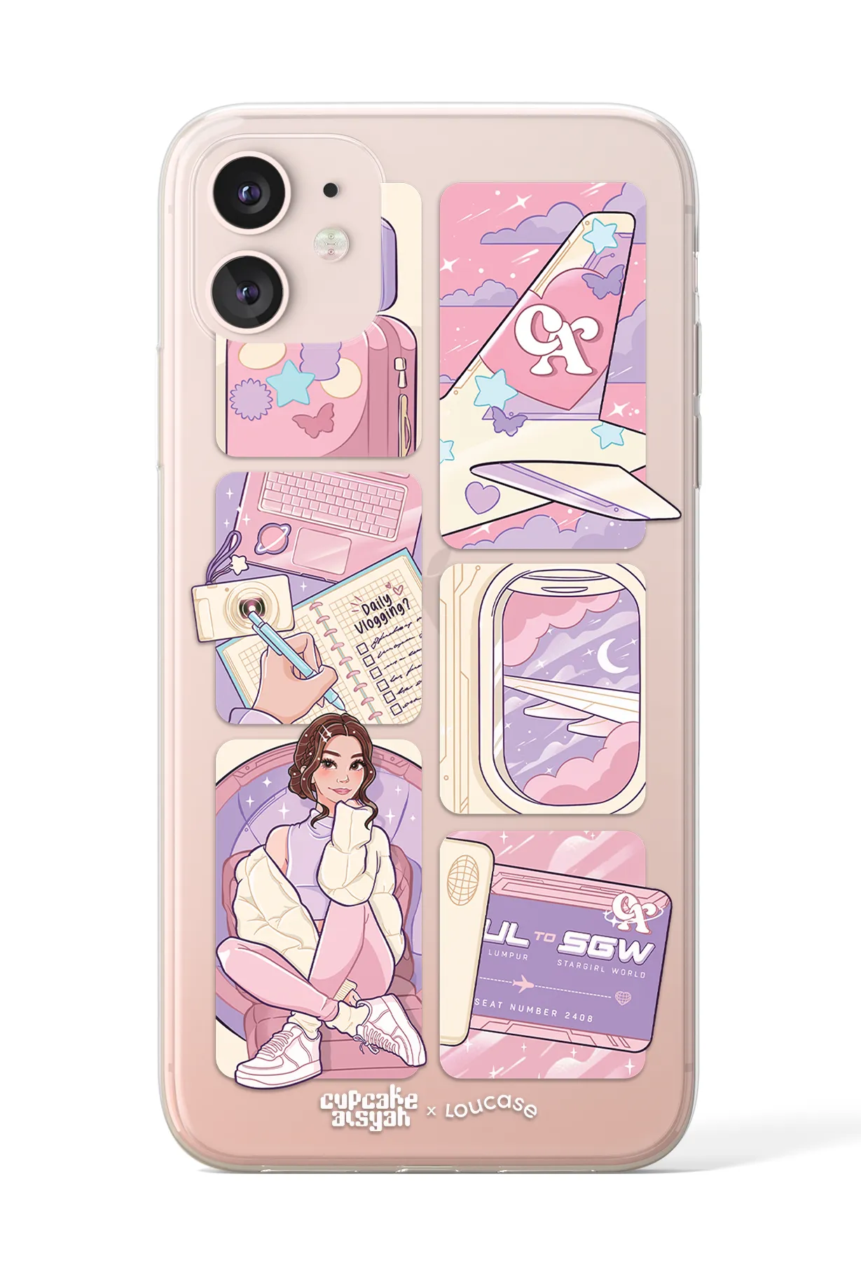 Love Language - KLEARLUX™ Limited Edition Cupcake Aisyah x Loucase 3.0 Phone Case | LOUCASE