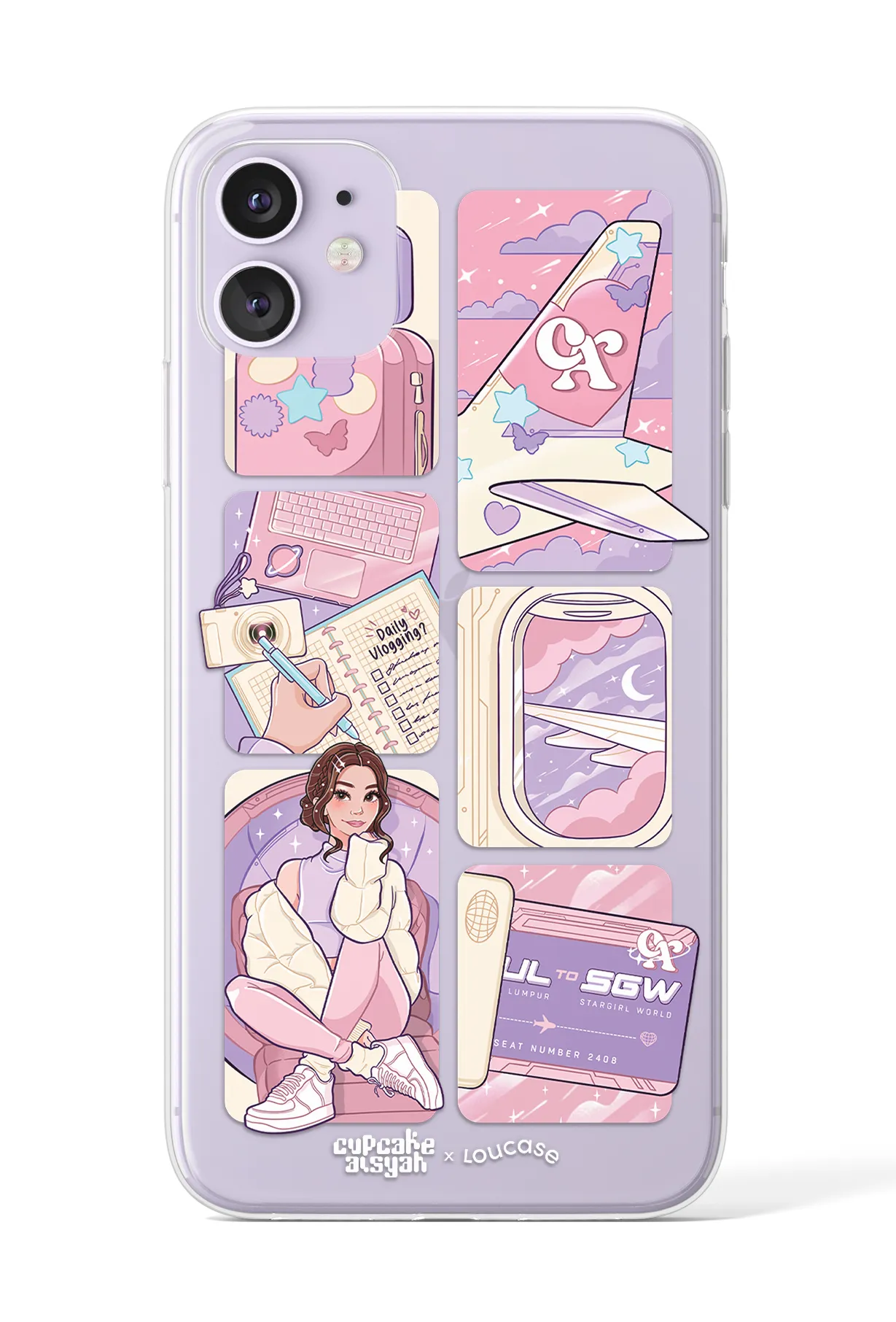 Love Language - KLEARLUX™ Limited Edition Cupcake Aisyah x Loucase 3.0 Phone Case | LOUCASE