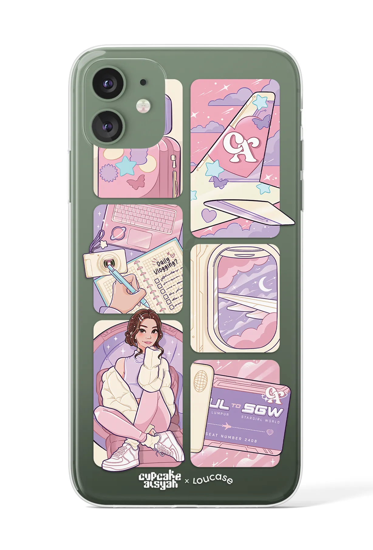 Love Language - KLEARLUX™ Limited Edition Cupcake Aisyah x Loucase 3.0 Phone Case | LOUCASE