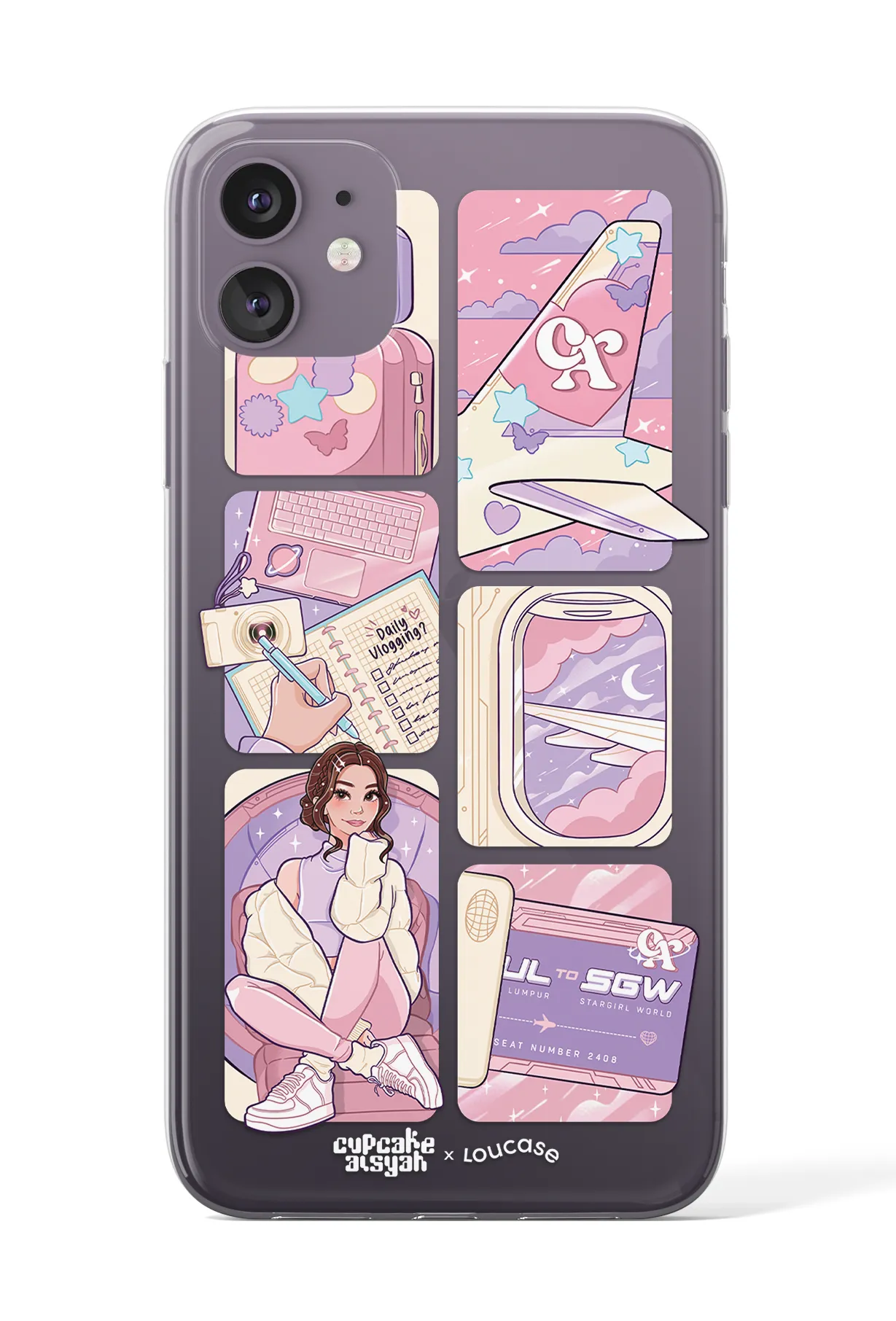 Love Language - KLEARLUX™ Limited Edition Cupcake Aisyah x Loucase 3.0 Phone Case | LOUCASE