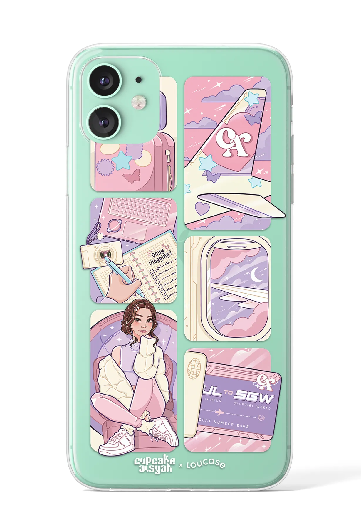 Love Language - KLEARLUX™ Limited Edition Cupcake Aisyah x Loucase 3.0 Phone Case | LOUCASE