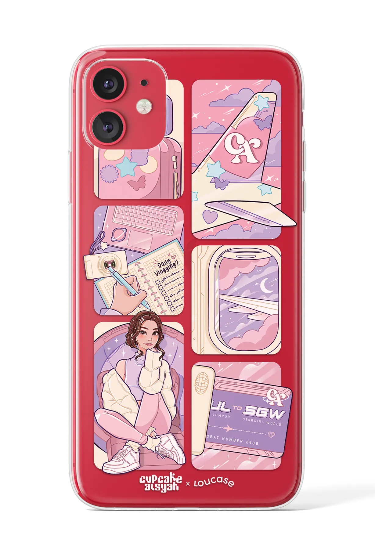 Love Language - KLEARLUX™ Limited Edition Cupcake Aisyah x Loucase 3.0 Phone Case | LOUCASE