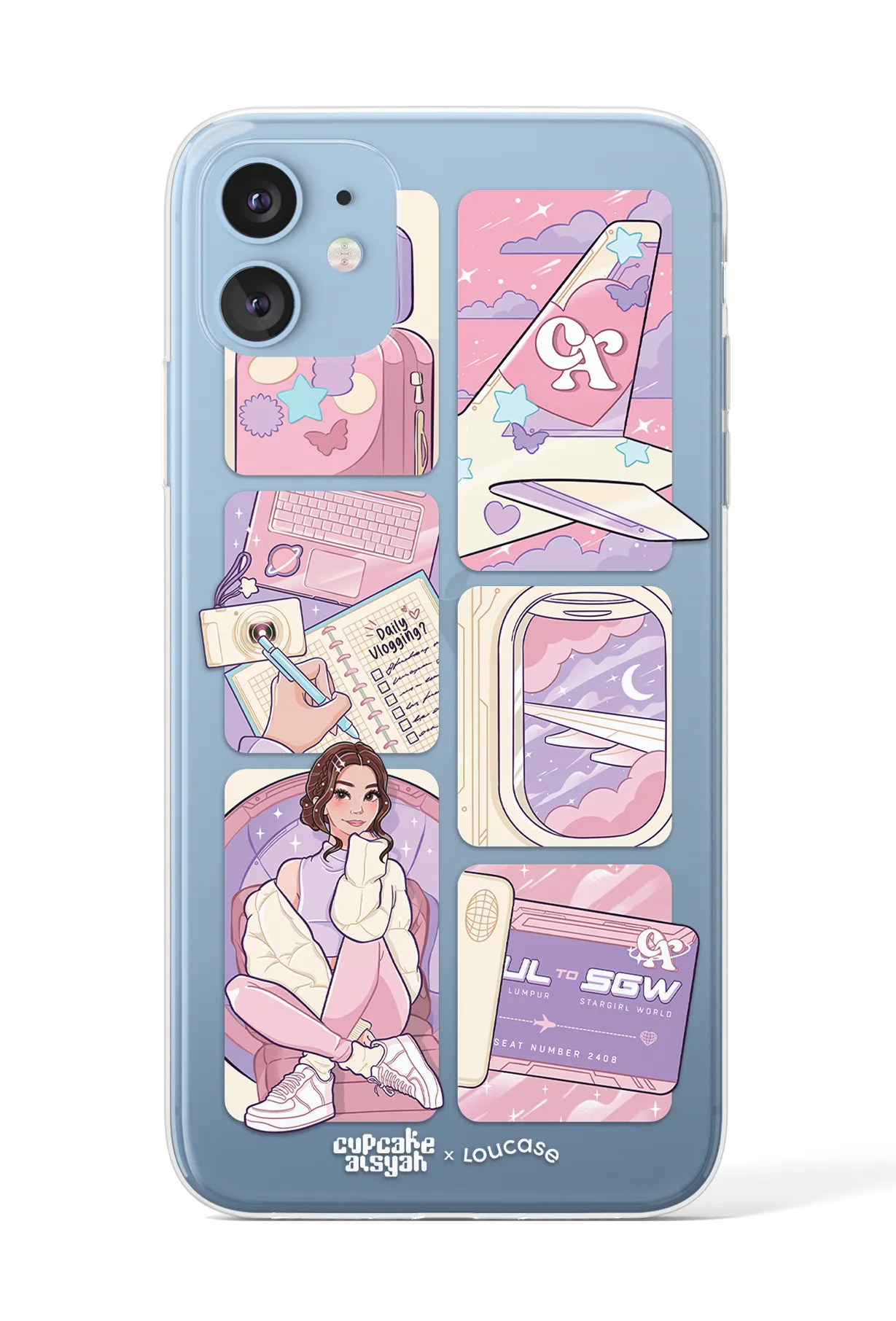 Love Language - KLEARLUX™ Limited Edition Cupcake Aisyah x Loucase 3.0 Phone Case | LOUCASE