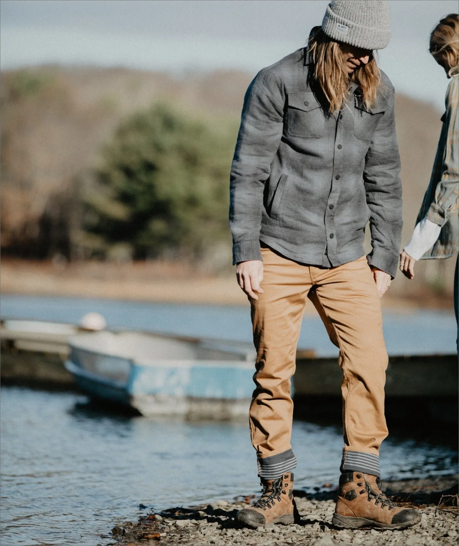 Mariner Flannel Lined Pant - Military