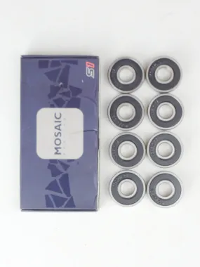 Mosaic - S1 - Abec 7 - Skateboard Bearings - Black