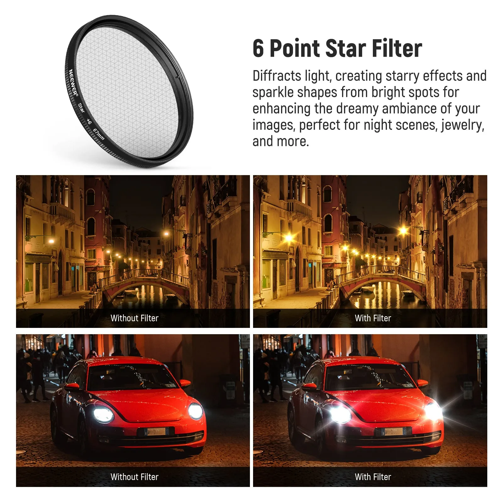 NEEWER Clip On Phone Lens Filter Kit