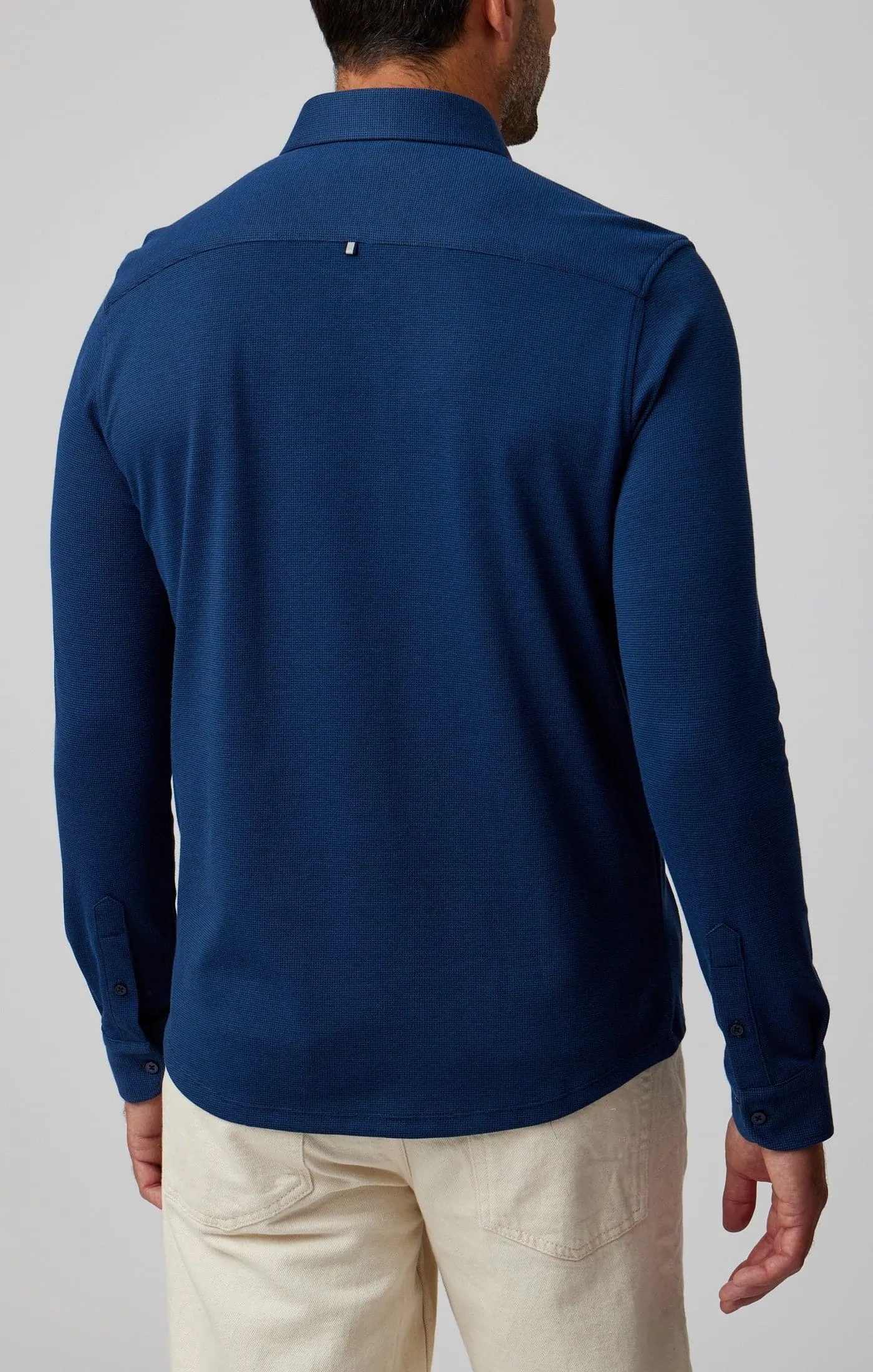 ORIGIN - Navy Long Sleeve T-Series Shirt