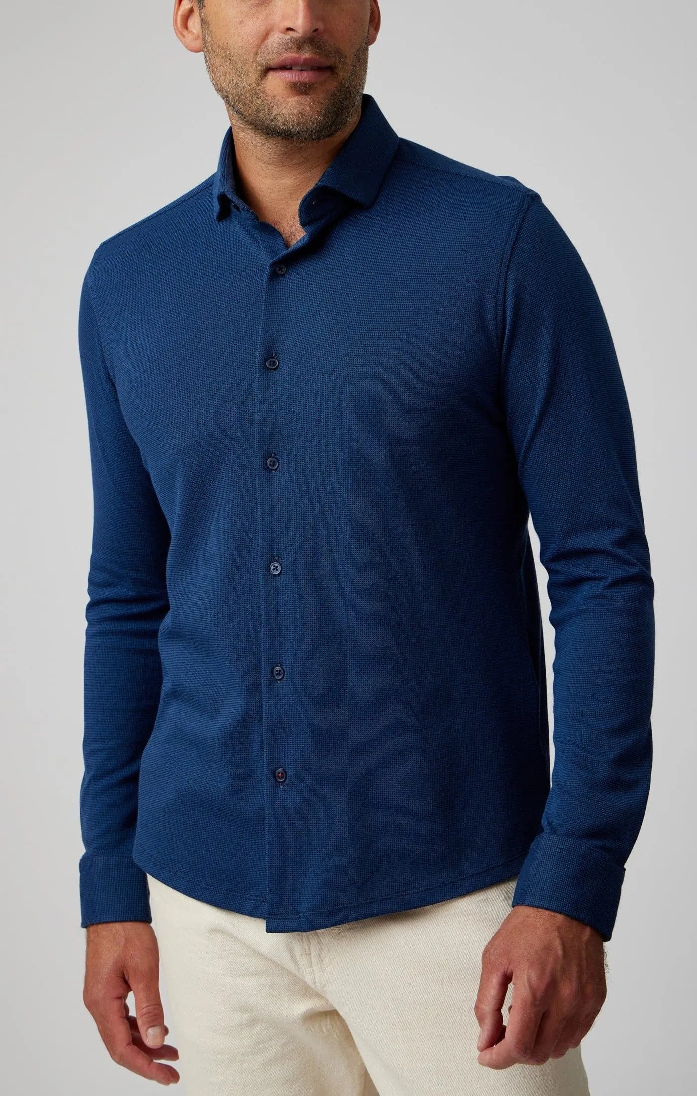 ORIGIN - Navy Long Sleeve T-Series Shirt