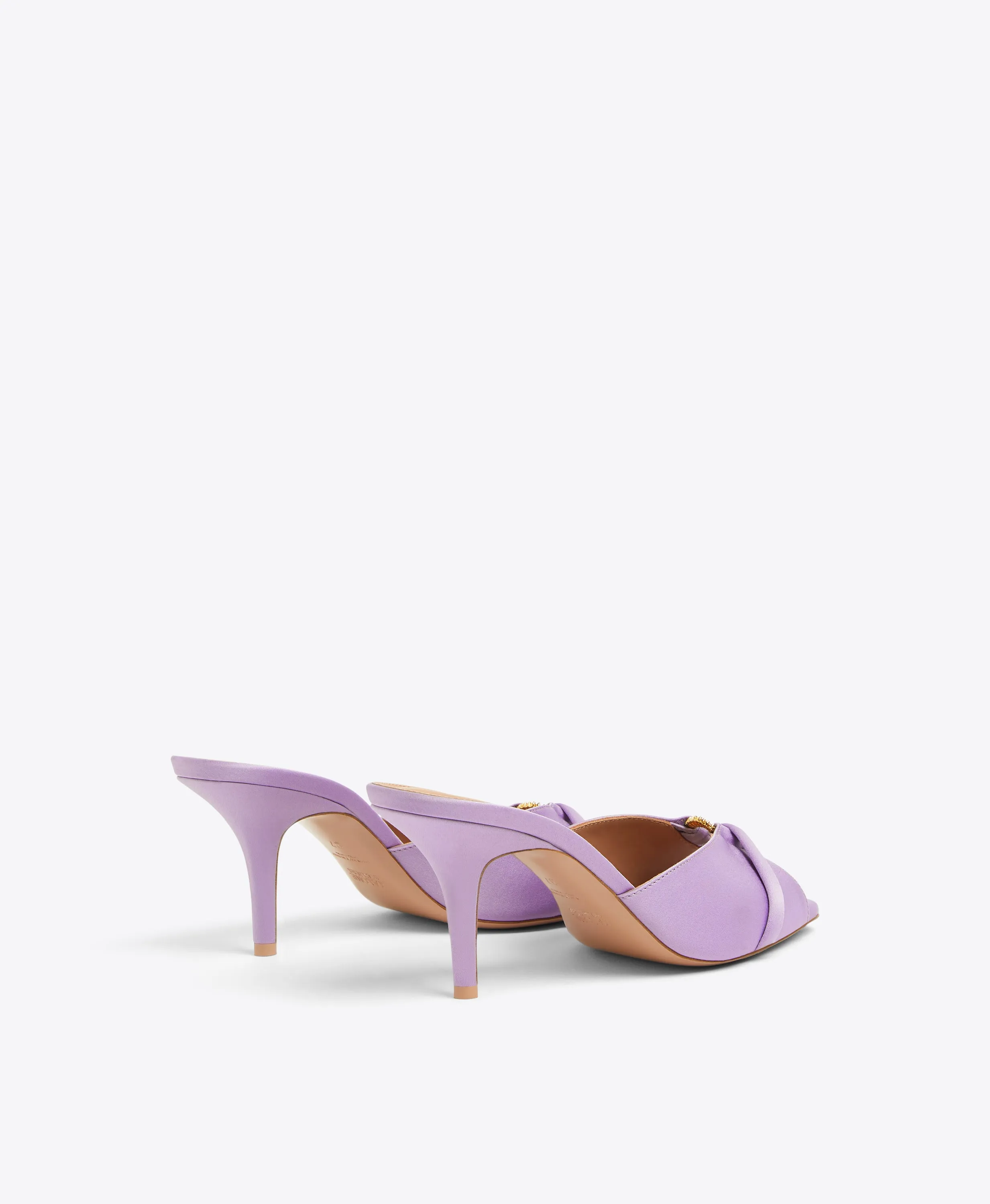 Patricia 70 Lilac Satin Sandals