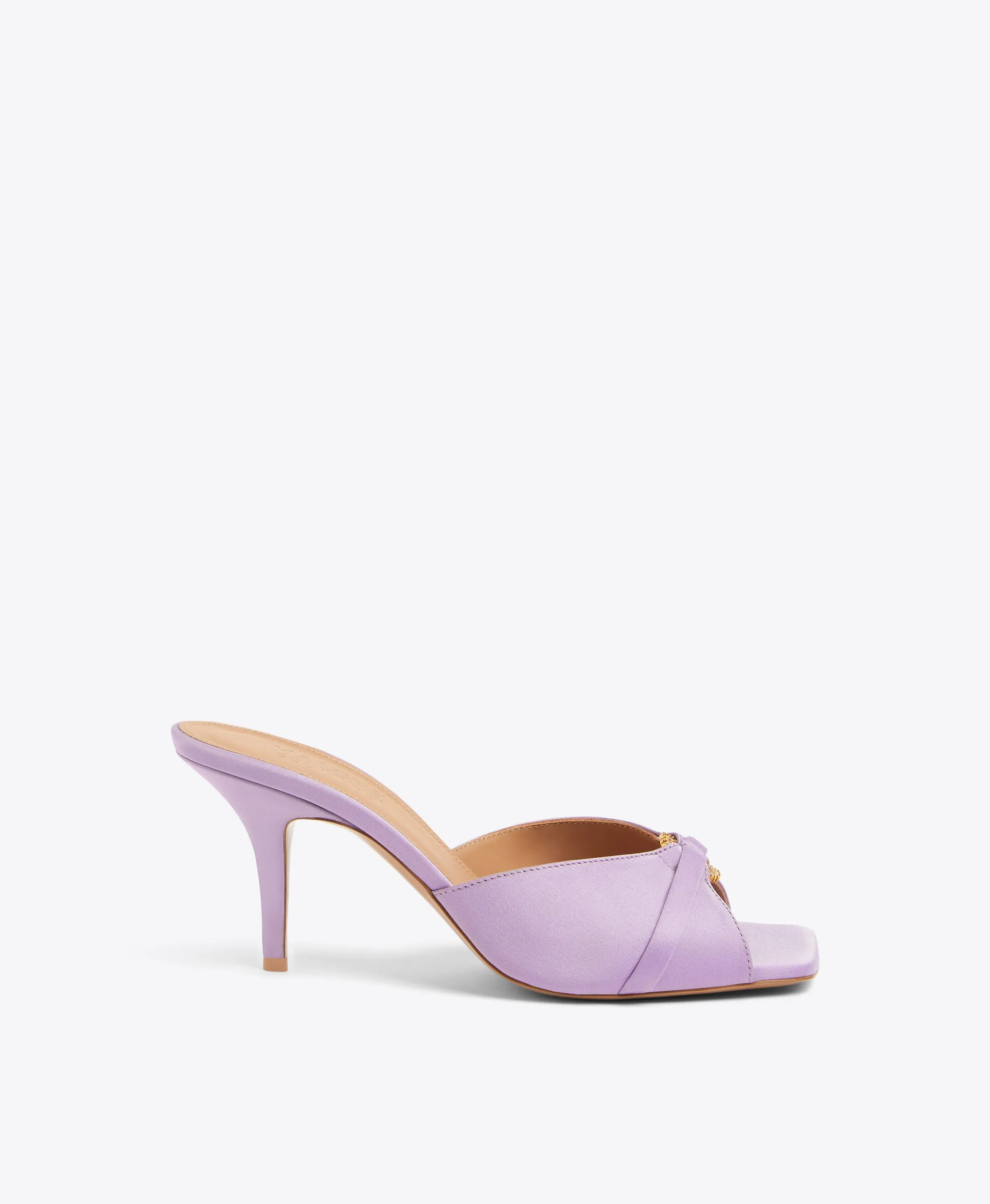 Patricia 70 Lilac Satin Sandals