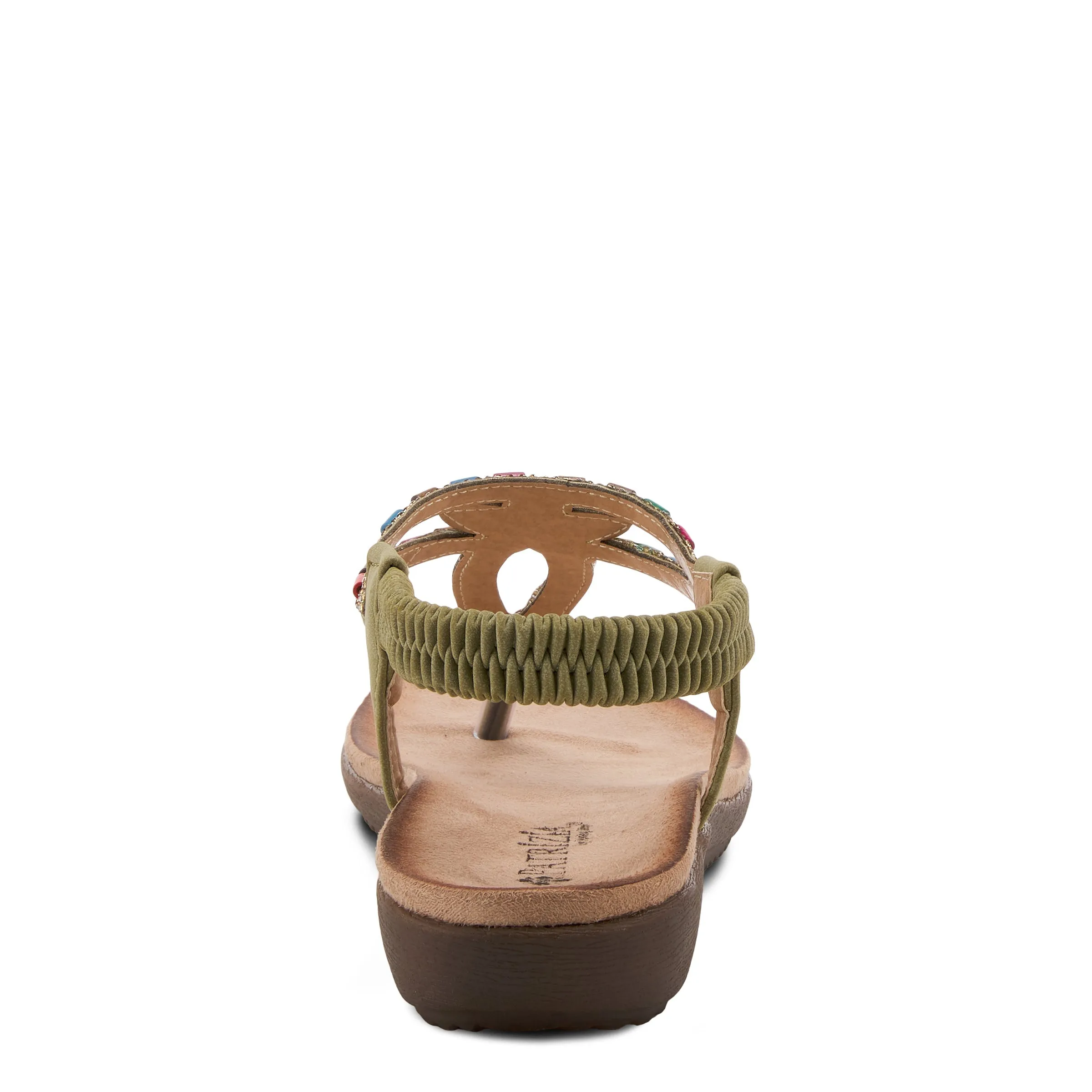 PATRIZIA CREMA THONG SANDALS