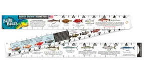 Salty Bones Florida Saltwater Lawstick - Double-Sided 36" Folding Fishing Ruler