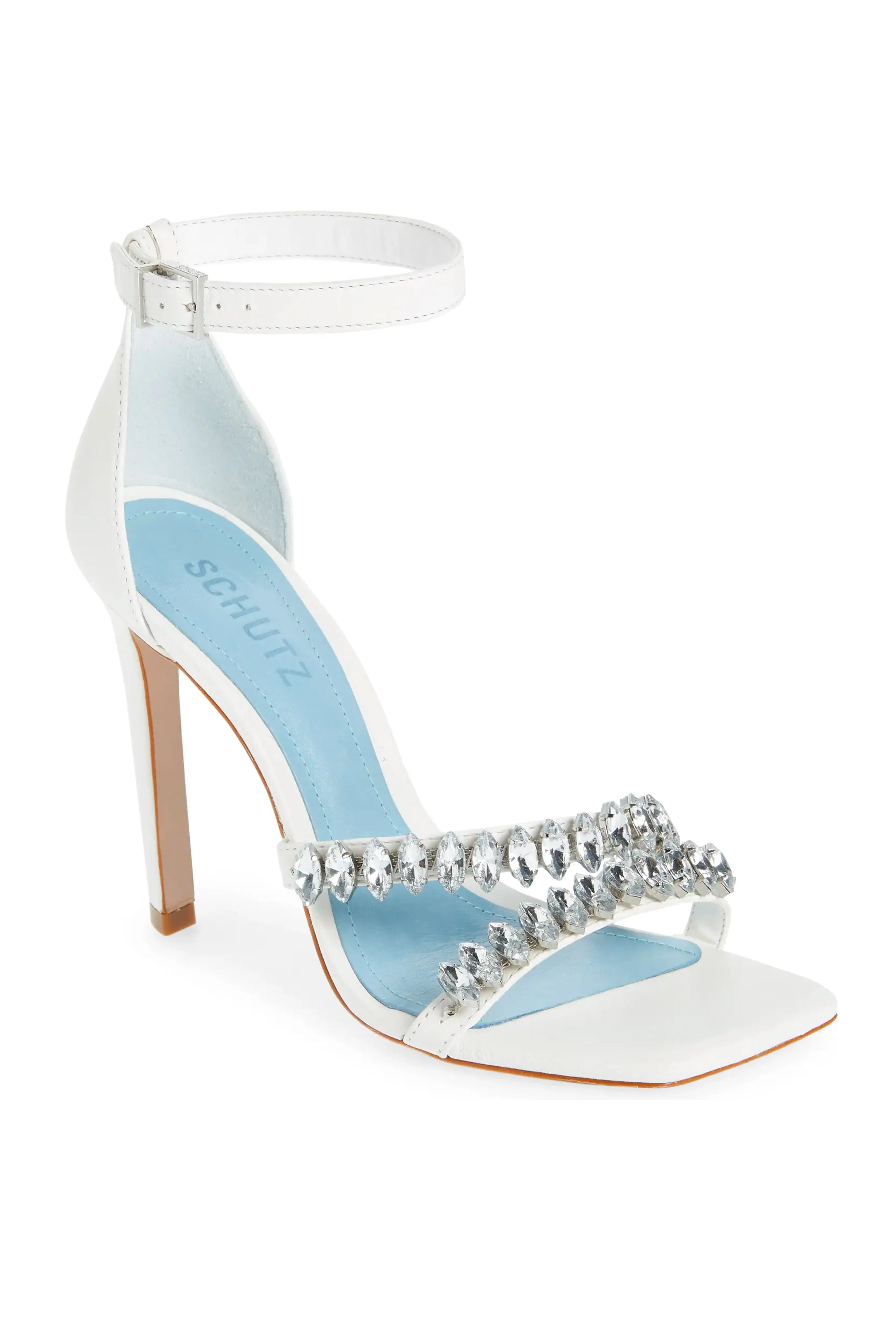 SCHUTZ Linsey Rhinestone Heel